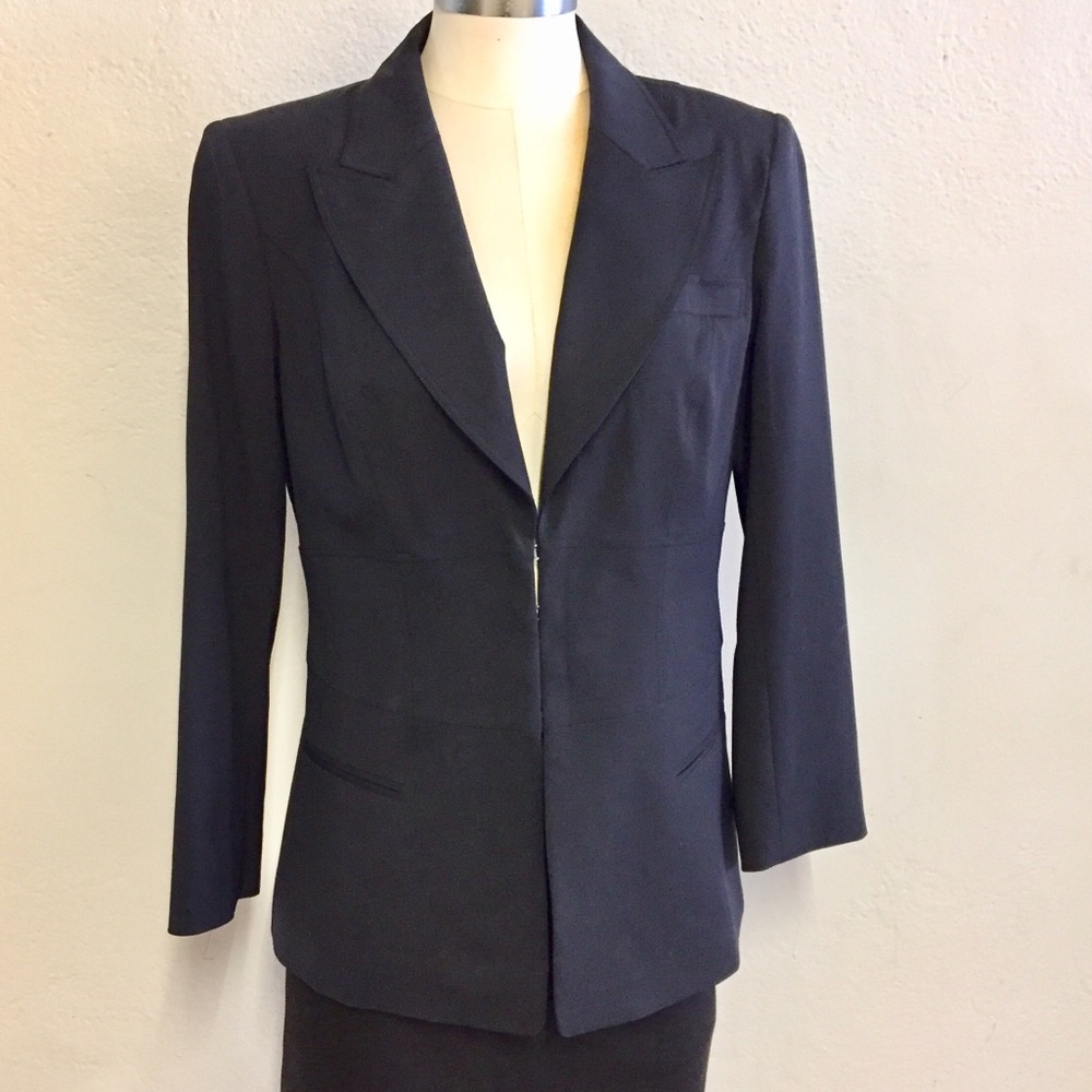 Lafayette 148 Navy Blazer, 8
